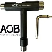 AOB Skateboard AOB Longboard Skate Rollschuhe Tool Multifunktions Werkzeug Schwarz