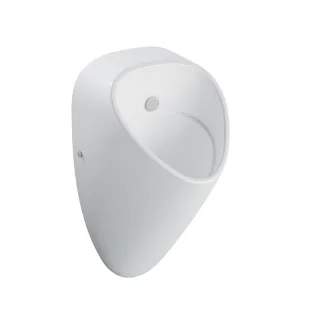 VitrA Plural Urinal wandhängend Netzanschluss (230 V) 33 x 35 x 61 cm Weiß Hochglanz,7808B003-5331 7808B003-5331