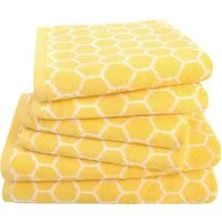 Dyckhoff Handtuch Set Pure Natural Honey, Frottier (Set, 6-St), BIO Baumwolle, GOTS