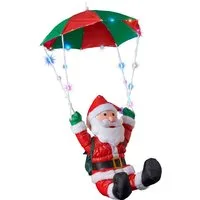 Raburg LED-Dekofigur Santa Claus, Weihnachtsdeko, Weihnachtsmann, Weihnachtsdeko mit bunten LEDs