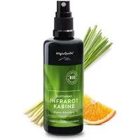 Allgäuquelle Raumduft Bio Infrarotkabinen-Spray Allgäuer Erfrischung Raumduft (1 x 100ml), mit Lemongrass, Orange und Bergamotte