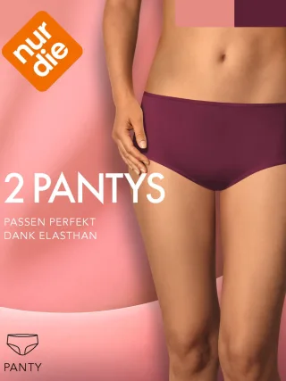NUR DIE Damen Panty 2er Pack