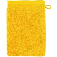 Möve Waschhandschuh Superwuschel 100% Premium Cotton Baumwolle, Walkfrottier (1-St), mit Biesenbordüre und praktischem Kordelaufhänger, einfarbig, weich