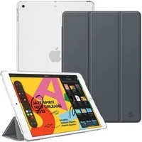 Fintie Tablet-Hülle für iPad 10.2 Zoll (9./8./7. Generation, Modell 2021/2020/2019) 10.2 Zoll, Ultradünn Cover mit transparenter Rückseite Abdeckung Auto Schlaf/Wach