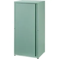 en.casa Mehrzweckschrank »Burlöv« mit 1 Tür und 2 Ablagen 88x40x35 cm Mintgrün