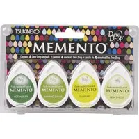 Knorr Prandell Stempel Stempelkissenset Memento Dew Drop Greenhouse