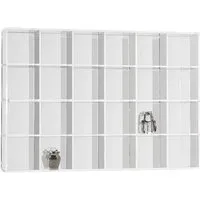 Safe-Album Vitrine Acryl-Vitrine 24 Fächer mit Spiegel-Rückwand I SAFE