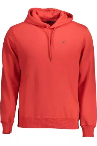 Kapuzensweatshirt Pullover Rot