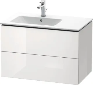 Duravit L-Cube Waschtischunterbau wandhängend Weiß Hochglanz 820x481x550 mm - LC629102222 LC629102222
