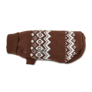 Wolters Strickpullover Norweger braun/ weiß 50 cm