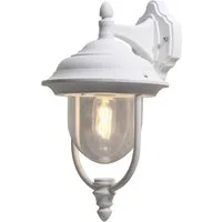 KONSTSMIDE LED Außen-Wandleuchte große Wandlaterne hängend, Höhe 46cm, LED wechselbar, Warmweiß, Wand Außenleuchte, Fassadenbeleuchtung Landhausstil inkl. Leuchtmittel