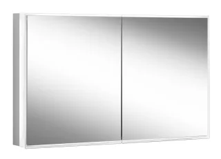 Schneider Spiegelschrank PREMIUM Line Superior TW 120/2/TW, silbereloxiert, 181.120.02.50 181.120.02.50