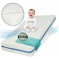 Kindermatratze Easy Active Kaltschaummatratze 90x200 cm mit Bezug, Best for Home, 10 cm hoch, (Einzelartikel, 60x120 70x140 80x160 80x180 90x200 140x200 180x200 cm), Schaumstoffmatratze, Kindermatratze mit Reißverschluss