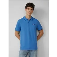 s.Oliver Kurzarmshirt Polo-Shirt Poloshirt aus Piqué mit Stickerei und Ford®-Artwork