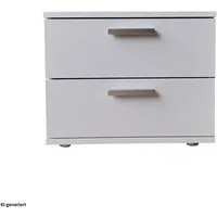HTI-Line Nachtkommode Nachtschrank Nina mit zwei Schubladen (Stück, 1 St., 1 Nachtschrank), Nachttisch Nachtkommode Nachtkonsole