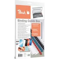 Plastikbindeset für 12 Dokumente, Binderücken PB100-14