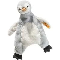 Steiff Schmusetuch Lio Pinguin Schmusetuch, grau/weiß, (1-tlg), mit »Knopf im Ohr«