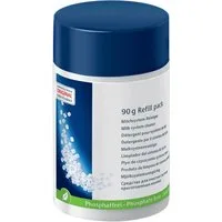 JURA 24157 Mini-Tabs, Nachfüllflasche Milchsystem-Reiniger (Nachfüllflasche für Dosiersystem f. 30 Reinigungen für Jura Kaffeevollautomaten)