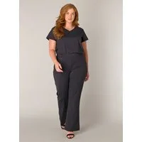 Base Level Curvy Stoffhose Lori Sommerhose mit Stetch und leichtem Schlag