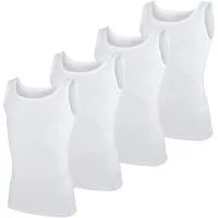 GÖTZBURG Unterhemd (Mehrpack) Achselhemden in Feinripp, atmungsaktiv, hautfreundlich, im 4er Pack