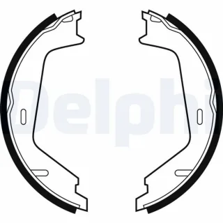 Delphi Bremsbacken hinten Volvo S60 S80 V70 Xc70 Xc90