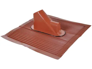 Aluminium-Dachziegel mit Kabelführung, rot