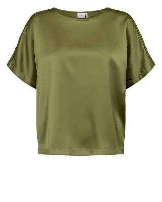 Nümph - NUSITAS SS BLOUSE calla green - Gr. - 36