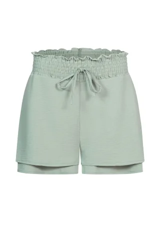 CLOUD 5IVE Shorts "CLOUD 5IVE Musselin Shorts 2-Lagig mit Gummibund"