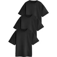 Next T-Shirt Relaxed Fit Kurzarm-T-Shirts, 3er-Pack (3-tlg)
