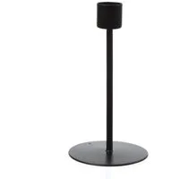MARELIDA Kerzenhalter Stabkerzenhalter Kerzenständer Tafelkerzenhalter H: 14cm schwarz (1 St)