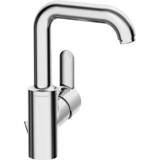 Hansa Waschtischarmatur Hansaprimo 49542203 chrom, schwenkbar, mit Ablaufgarnitur