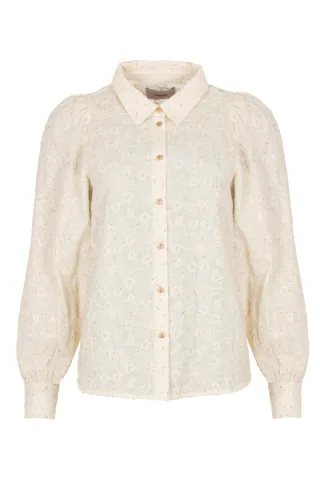 Freebird - Bluse weiß - Gr. - S
