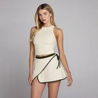 MP Damen Tempo Top mit hohem Kragen - Elfenbein - XXL