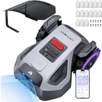 ANTHBOT Rasenmähroboter ANTHBOT M-Serie Set, Mähroboter ohne Begrenzungskabel, (RTK-Navigation • HDR-Dual-Vision • 45% Steigung), Kantenmähen, Multizonen, Schnitthöhe per App, IPX6