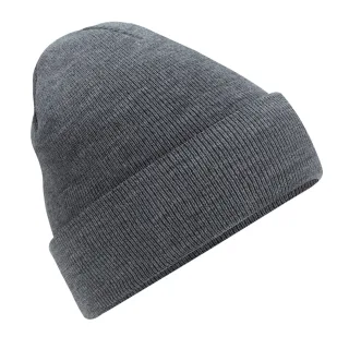 Beechfield Unisex Strickmütze für Erwachsene (Granitgrau)