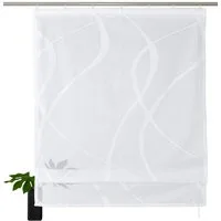 OTTO home Raffrollo Cellino, mit Klettband, Transparent, klassisch gewirkte Netzoptik, Polyester, Wellen