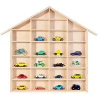 Creative Deco Schubladenbox Setzkasten Holz Sammelbox Holztablett 26 Fächer, 56x50x3,5 cm