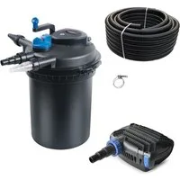 Aquaone Teichfilter Druckteichfilter Set CPF 10000 mit 20W Eco Pumpe 10m Schlauch Nr.21