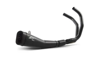 Sport Auspuff Komplettanlage +Kat ZARD Edelstahl BLACK Yamaha MT-07 /Tracer Bj.2017-2023 EURO5 /+ABE