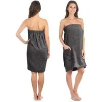 Liebenstein Kilt Samtweicher Saunakilt Damen aus 100% Baumwolle, mit Gummizug