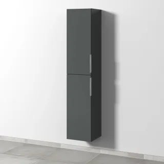 Sanipa 3way Hochschrank mit 2 Türen, Anthrazit-Matt UM09222