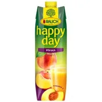 Rauch Fruchtsäfte Saft, Rauch Happy Day Pfirsichfruchtsaft Pfirsichfruchtnektar 1000ml