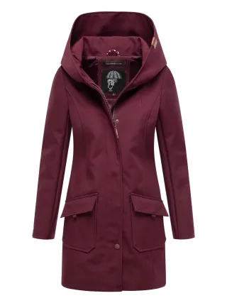 Marikoo Damen Softshelljacke – Mayleen, wasserabweisend mit Kapuze