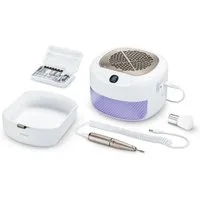 BEURER Maniküre-Pediküre-Set MP 200, professionelle Maniküre-Pediküre-Station für zu Hause, Mit Fräser, UV/LED-Lampe & Absaugung für Gel, Acryl