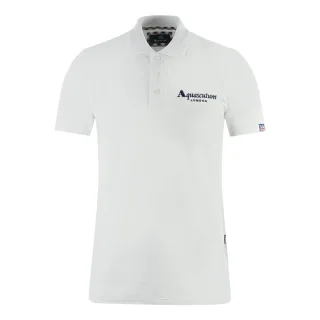 Aquascutum London Klassisches weißes Poloshirt
