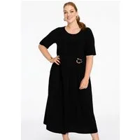 YOEK Midikleid Damen Kleid Große Größen