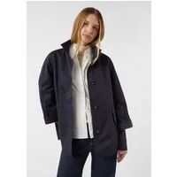 comma Funktionsjacke Outdoor-Jacke Cape-Jacke mit Stehkragen und Rippbündchen