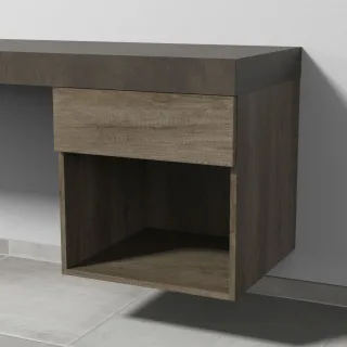 Sanipa Anbau-/Solitärschrank 2morrow (P2353) 510x500x520 Eiche-Nebraska, P235337 P235337