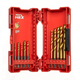 Milwaukee - Metallbohrer SWave HSS-G TiN Set 10-tlg. - 48894759