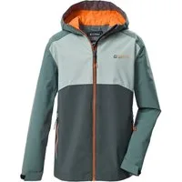 Killtec Funktionsjacke KOS 147 BYS JCKT Kinderjacke, wasserdicht, Colourblock, Teflon EcoElite™ imprägniert